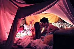 Photo of romance in the bedroom