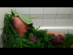 Bath with herbs photo