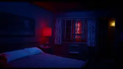 Photo of bedroom at night gacha