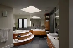Bathtub with step photo