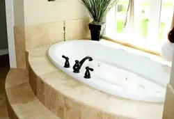 Қадамдық фотосуреті бар ванна