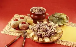 Russian Cuisine Table Photo