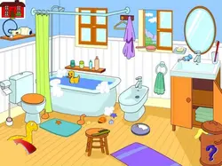 Cartoon Bathroom Photo