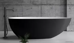 Акрылавыя ванны чорныя фота