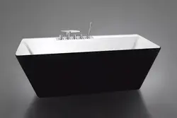 Акриловые ванны черные фото