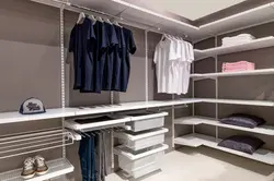 Wardrobe storage system metal photo