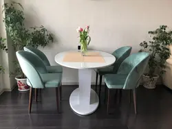 Круглые стулья для кухни фото