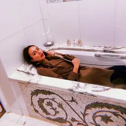 Leonov Sleeping In The Bathroom Photo