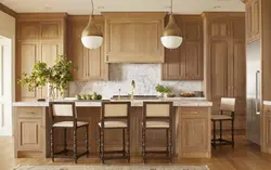 Light oak kitchen photo