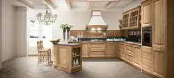 Light oak kitchen photo