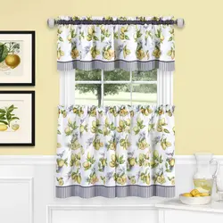 Cafe curtain for kitchen photo