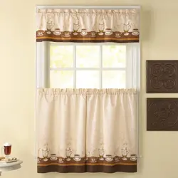 Cafe Curtain For Kitchen Photo