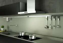 Vertical kitchen hood photo