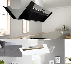 Vertical kitchen hood photo