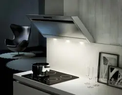 Vertical kitchen hood photo