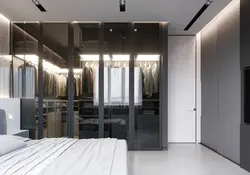 Glass Dressing Room In The Bedroom Photo