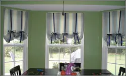 Ангельскія шторы на кухню фота