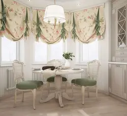 English curtains for the kitchen photo