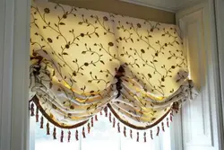 Ангельскія шторы на кухню фота
