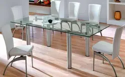 Glass Chairs For Kitchen Photo