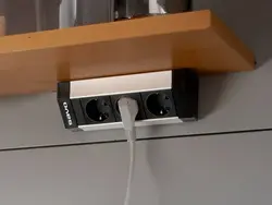 Corner sockets for kitchen photo