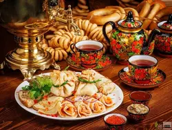 Russian Cuisine Photo For Presentation