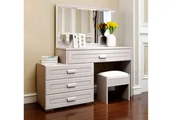 Table Chest Of Drawers In The Bedroom Photo