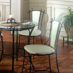 Кованые стулья на кухню фото