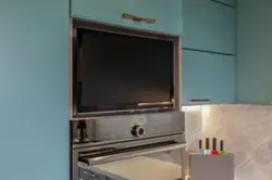 Built-In TV For The Kitchen Photo
