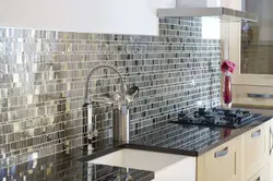 Kitchen With Small Tiles Photo
