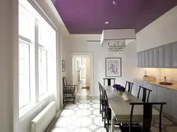 Purple Ceiling In The Kitchen Photo
