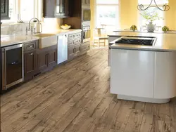 Moisture-resistant laminate in the kitchen photo