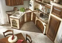 DIY corner kitchen photo