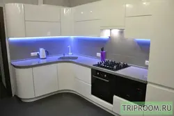 Белыя кухні з эмалі фота