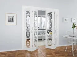 Folding doors to the kitchen photo