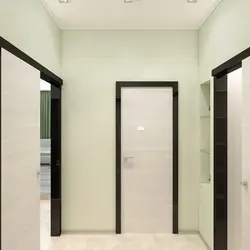 Koridorda yüngül laminat döşəmə fotoşəkili