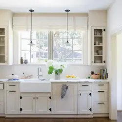 Photo Of A Kitchen With A Window On The Right