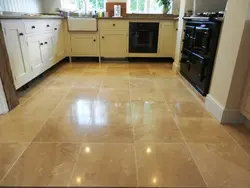 Glossy Floor In The Kitchen Photo