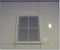 Вентиляционная решетка в ванной фото