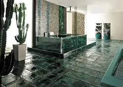 Emerald bathroom tiles photo