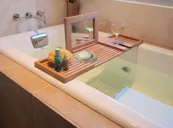 Столик в ванной комнате фото