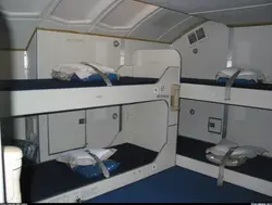 Спальные места в самолете фото