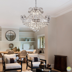 Crystal Chandeliers In The Bedroom Photo