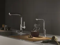 Two Faucets In The Kitchen Photo