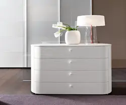 Light chest of drawers in the bedroom photo