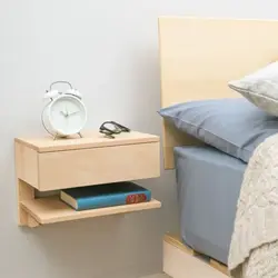 Прикроватные полки для спальни фото