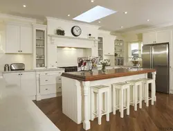 Provence kitchens with island photo