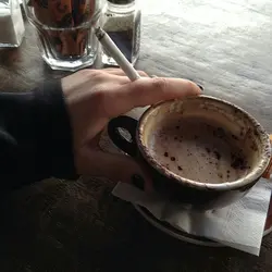 Ас үйдегі кофе шынайы фото