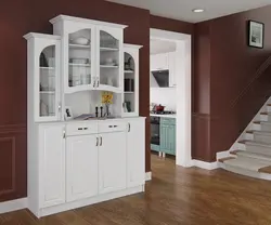 White buffet for kitchen photo