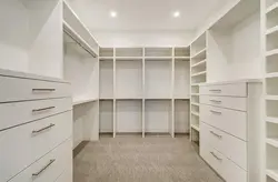 Dressing rooms with closed cabinets photo